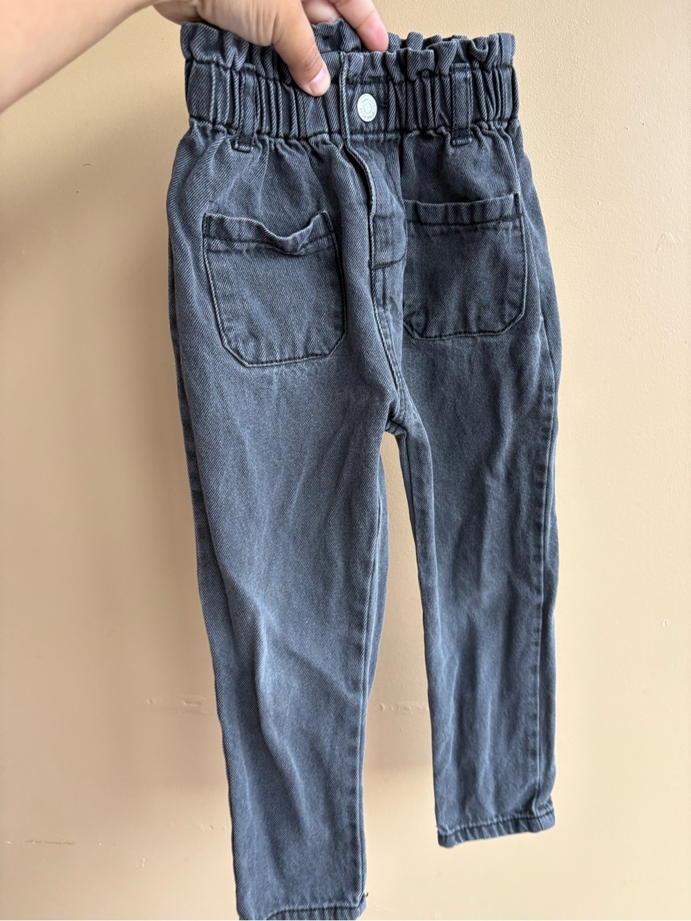 Zara girls paperbag pants